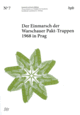Weißer Umschlag mit grünem Gestaltungselement.