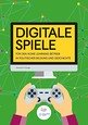 Cover der Broschüre Digitale Spiele – für das Distance Learning im Fach Politische Bildung und Geschichte. Das Titelbild zeigt einen Computerbildschirm mit gelbem Hintergrund und dem Titeltext. Darunter halten zwei stilisierte Hände einen Gamecontrol