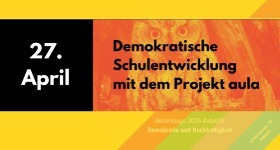 Banner Demokratische Schulentwicklung mit dem Projekt aula