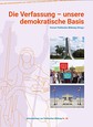 Umschlagseite in hellem Grau-Rosa mit stilisierter Justitia und drei kleinen Farbfotos als Gestaltungselemente.