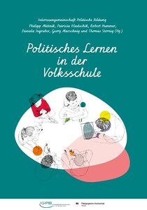 Titelblatt in Grün mit lernenden Kindern.