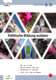 Collage aus Bildern, die mit Gedenk- und Protestkultur im öffentlichen Raum zu tun haben.