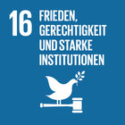 blauer Hintergrund, SDG 16