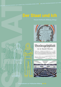 Titelblatt in Grün mit kleinen Bildern und stilisierten Personen als Gestaltungselement.