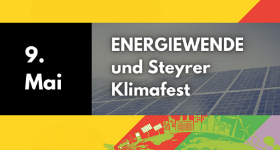 Banner Energiewende und Steyrer Klimafest