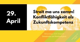 Banner Konfliktfähigkeit als Zukunftskompetenz