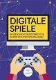 Violettes Umschlagbild mit einer stilisierten Spielkonsole und einem Bildschirm, in dem der Titel der Broschüre steht.