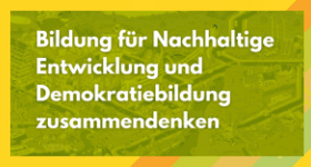 Banner Neuerscheinung polis aktuell BNE und Demokratiebildung zusammendenken