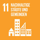oranger Hintergrund, SDG 11